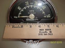 Vintage Crusader Marine Gauge Duel Temp/Tac / Oil Pressure