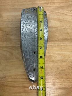 Vintage DORSETT BOAT PARTS Steel Marine Speedometer Compass Bow Cap Cleat 4 PCS