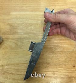 Vintage DORSETT BOAT PARTS Steel Marine Speedometer Compass Bow Cap Cleat 4 PCS