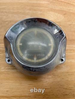 Vintage DORSETT BOAT PARTS Steel Marine Speedometer Compass Bow Cap Cleat 4 PCS