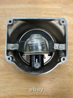 Vintage DORSETT BOAT PARTS Steel Marine Speedometer Compass Bow Cap Cleat 4 PCS