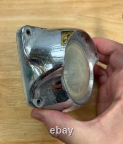 Vintage DORSETT BOAT PARTS Steel Marine Speedometer Compass Bow Cap Cleat 4 PCS