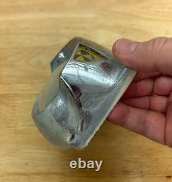 Vintage DORSETT BOAT PARTS Steel Marine Speedometer Compass Bow Cap Cleat 4 PCS