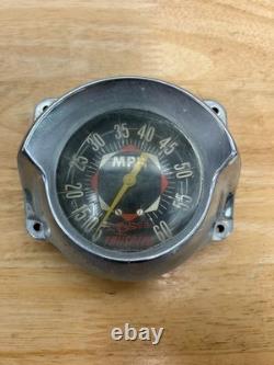 Vintage DORSETT BOAT PARTS Steel Marine Speedometer Compass Bow Cap Cleat 4 PCS