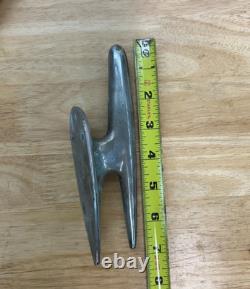 Vintage DORSETT BOAT PARTS Steel Marine Speedometer Compass Bow Cap Cleat 4 PCS