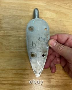 Vintage DORSETT BOAT PARTS Steel Marine Speedometer Compass Bow Cap Cleat 4 PCS