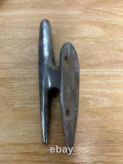 Vintage DORSETT BOAT PARTS Steel Marine Speedometer Compass Bow Cap Cleat 4 PCS