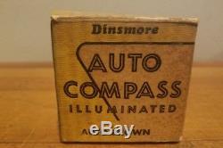 Vintage Dinsmore Auto Compass Accessory