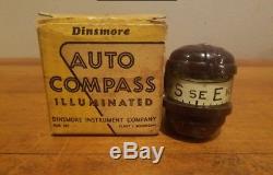Vintage Dinsmore Auto Compass Accessory