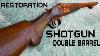 Vintage Double Barrel Shotgun Impressive Restoration