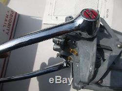 Vintage Dual morse binnacle Boat control box outboard motor missing parts #f