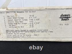 Vintage Dumas & Sullivan Model Boat Parts Kit H-25