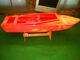 Vintage Dumas Wooden Rc Speed Boat Unfinished For Parts Or Repair
