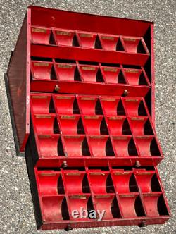 Vintage Early Johnson Sea Horse Outboard Boat Parts Cabinet Sign oil/ gas Marine