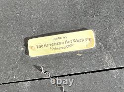 Vintage Early Johnson Sea Horse Outboard Boat Parts Cabinet Sign oil/ gas Marine