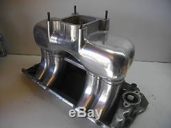 Vintage Edelbrock TR2X tunnel ram single carburetor hot rat rod race Chevrolet