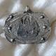 Vintage Egyptian 800 Silver Filigree Pendant Pyramid & Felucca Sailboat Scene