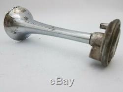 Vintage Electric Chrome Air Horn Trumpet Bell Truck Car Boat Used Parts 7L