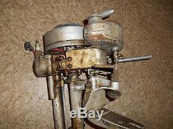 Vintage Estate Find Mid Century Sea King Boat Motor for Parts or Repair