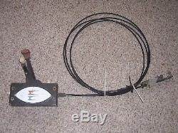 Vintage Evinrude Boat Throttle Controls With Cables