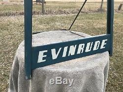 Vintage Evinrude Motor Stand 1950s for Small Outboard