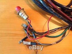 Vintage Evinrude outboard wiring junction box andharness for boat
