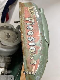 Vintage FIRESTONE OUTBOARD BOAT MOTOR Parts Repair gas 50s man cave cabin decor