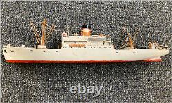 Vintage Fishing Boat Model For Parts or Restoration AS IS 21.5