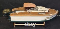 Vintage Fleet Line Marlin Cabin Cruise Boat Scott Atwater Bait Matic Mtr. Parts