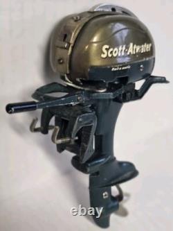 Vintage Fleet Line Marlin Cabin Cruise Boat Scott Atwater Bait Matic Mtr. Parts