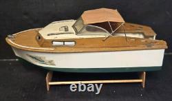 Vintage Fleet Line Marlin Cabin Cruise Boat Scott Atwater Bait Matic Mtr. Parts