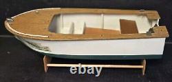 Vintage Fleet Line Marlin Cabin Cruise Boat Scott Atwater Bait Matic Mtr. Parts