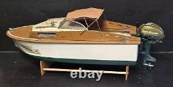 Vintage Fleet Line Marlin Cabin Cruise Boat Scott Atwater Bait Matic Mtr. Parts