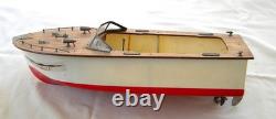 Vintage Fleet Line Sea Wolf Electric Powered 16 Model Boat For Parts/restore