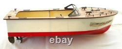 Vintage Fleet Line Sea Wolf Electric Powered 16 Model Boat For Parts/restore