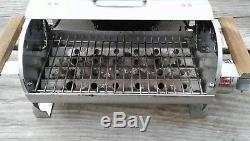 Vintage Force 10 Log Style Marine Propane BBQ Grill Boat Stainless Portable