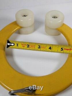 Vintage France Sailboat Parts Mast Hoops Rigging Sails Boat Heavy Duty