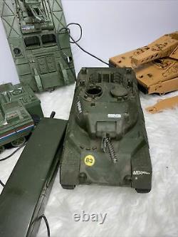 Vintage GIJoe Army Tank Lot Of Parts Or Repair