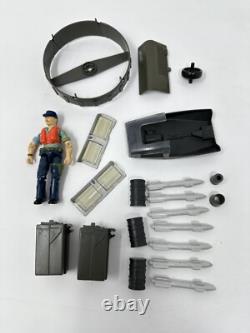 Vintage GI JOE Killer Whale Hovercraft Parts Lot With Cutter Figure