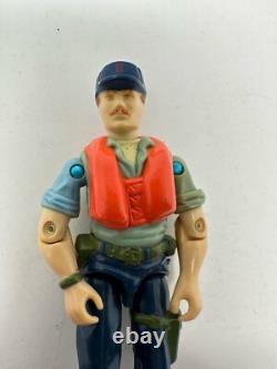 Vintage GI JOE Killer Whale Hovercraft Parts Lot With Cutter Figure