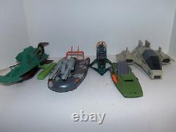 Vintage GI JOE and COBRA ARAH Boat Ship Vehicle Lot Sharc Dreadnoks PARTS REPAIR