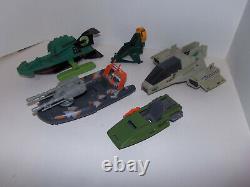 Vintage GI JOE and COBRA ARAH Boat Ship Vehicle Lot Sharc Dreadnoks PARTS REPAIR