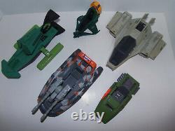 Vintage GI JOE and COBRA ARAH Boat Ship Vehicle Lot Sharc Dreadnoks PARTS REPAIR