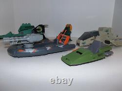 Vintage GI JOE and COBRA ARAH Boat Ship Vehicle Lot Sharc Dreadnoks PARTS REPAIR