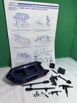 Vintage GI Joe ARAH 1985 Cobra Night Landing COMPLETE + Blueprints vehicle