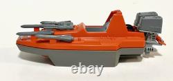 Vintage GI Joe Devilfish Boat Complete with Blueprints Sticker Sheet 1986 Hasbro