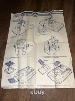 Vintage GI Joe Hovercraft (Killer W. H. A. L. E.) 1984 For Parts & Repair See Photos