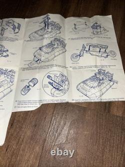 Vintage GI Joe Hovercraft (Killer W. H. A. L. E.) 1984 For Parts & Repair See Photos