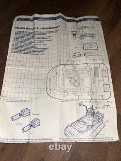 Vintage GI Joe Hovercraft (Killer W. H. A. L. E.) 1984 For Parts & Repair See Photos