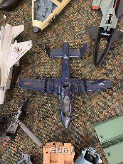 Vintage GI Joe Hovercraft Planes And Other Vehicles for Repair or Parts (READ)